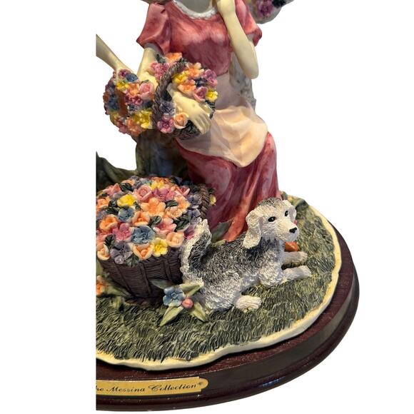 The Messina Collection Figurine Love Birds, Dog Beehive 11" Tall Cottage - Picture 6 of 8